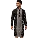 Men39s Solid Calf Length Silk Blend Embroidered