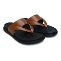 Men39s Solid Casual Flat Slipper Faux Leather
