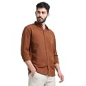 Men39s Solid Casual Shirt Cotton Blend Regular