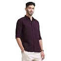 Men39s Solid Casual Shirt Cotton Blend Regular