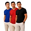 Men39s Solid Cotton T-Shirt Pack of 3