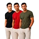Men39s Solid Cotton T-Shirt Pack of 3