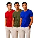 Men39s Solid Cotton T-Shirt Pack of 3