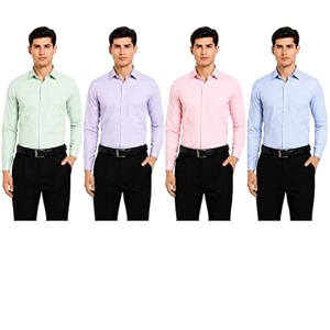 Mens Solid Formal Shirt Premium Cotton