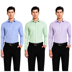 Mens Solid Formal Shirt Premium Cotton