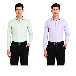 Mens Solid Formal Shirt Premium Cotton