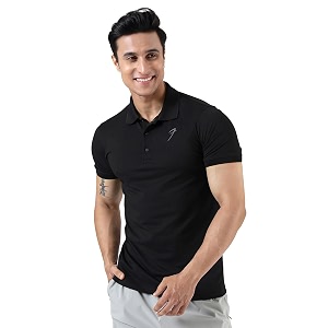 FUAARK Men Slim Fit Pique Aura Polo