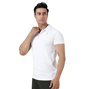 FUAARK Men Slim Fit Pique Aura Polo