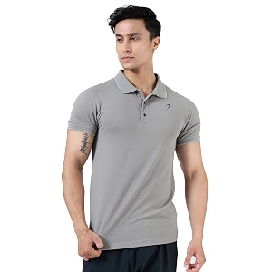 FUAARK Men Slim Fit Pique Aura Polo