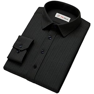men39s solid shirt  regular fit full sleeve  button closure casual wear