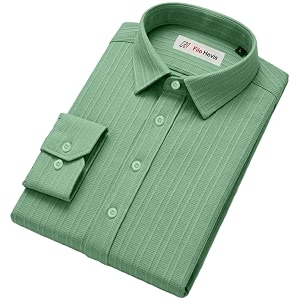 men39s solid shirt  regular fit full sleeve  button closure casual wear