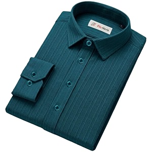 men39s solid shirt  regular fit full sleeve  button closure casual wear