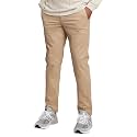 Men39s Solid Slim Chinos Casual Trouser Brown