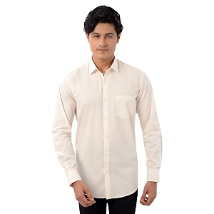 Mens Solid Slim Fit Shirt