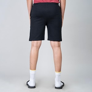 Mens Solid Slim Fit Casual Shorts for