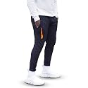 Men39s Solid Slim Fit LycraTrack Pants with