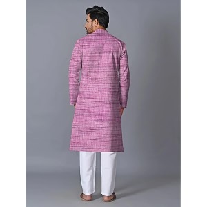 Mens South Cotton Textured Ethnic Kurta Regular