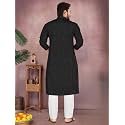 Men39s South Cotton Textured Ethnic Kurta Regular