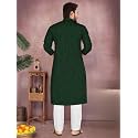 Men39s South Cotton Textured Ethnic Kurta Regular
