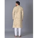 Men39s South Cotton Textured Ethnic Kurta Regular