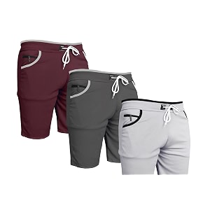 Mens Sports Shorts with Drawstring Athletic Casual