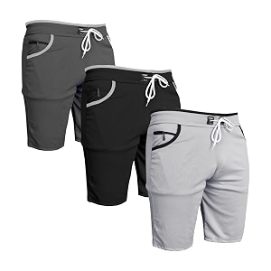 Mens Sports Shorts with Drawstring Athletic Casual