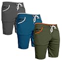 Men39s Sports Shorts with Drawstring Athletic Casual
