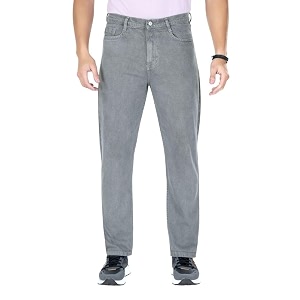 Mens Straight Fit Stylish Non Stretch Mid