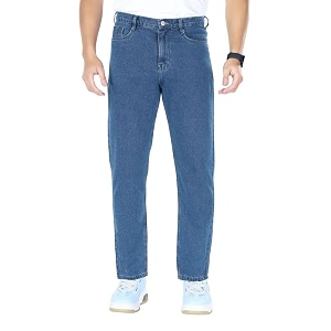 Mens Straight Fit Stylish Non Stretch Mid