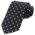 Men's Striped Patterned Tie Polka Dots Jacquard Formal Designer Neckties