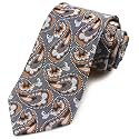 Men's Striped Patterned Tie Polka Dots Jacquard Formal Designer Neckties