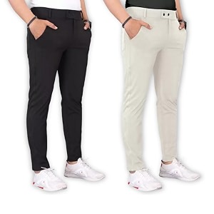 Mens Stylish Slim Fit Lycra Blend Trousers