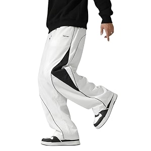 Mens Stylish Track Pants Loose Fit Joggers