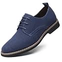 Men39s Suede Lace Up Oxfords Classic Wing