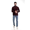 Men's Sweat Shirts with Zippered, Full Sleeves Solid/Relaxed &amp; Regular Fit Pure Cotton Sweater/Comfortable and Casual Winter Wear for College, Office