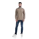 Men's Sweat Shirts with Zippered, Full Sleeves Solid/Relaxed &amp; Regular Fit Pure Cotton Sweater/Comfortable and Casual Winter Wear for College, Office