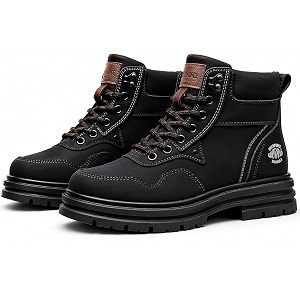 Mens Tactical Combat Boots Black High