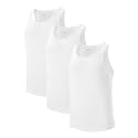 Men's Tank Top Undershirts MicroModal Ultra-Soft A-Shirts 3 Pack