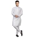 Men39s Textured Lining Ethnic Kurta Pajama Set
