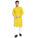 Men39s Textured Lining Ethnic Kurta Pajama Set