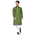 Men39s Textured Lining Ethnic Kurta Pajama Set