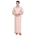 Men39s Traditional Indian Shirt and Dhoti Set