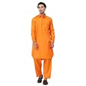 Men39s Traditional Pathani Kurta Salwar Set Red