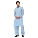 Men39s Traditional Pathani Kurta Salwar Set Red