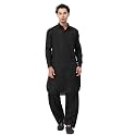 Men39s Traditional Pathani Kurta Salwar Set Red
