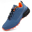 Men's Trail Running Shoes Lightweight Breathable Walking Hiking Sneakers Outdoor Athletic Tennis Cross Training Shoes