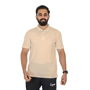 VELOREX Mens Tshirts Polyester Solid Half Sleeves