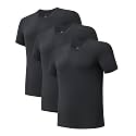Men's Undershirts MicroModal Silky Soft Layering T-Shirts 3 Pack