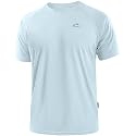 Men's UPF 50+ Sun Protection Swim Rash Guard Quick Dry Water Beach Shirts