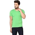 Men39s V Neck Half Sleeve Cotton Blend